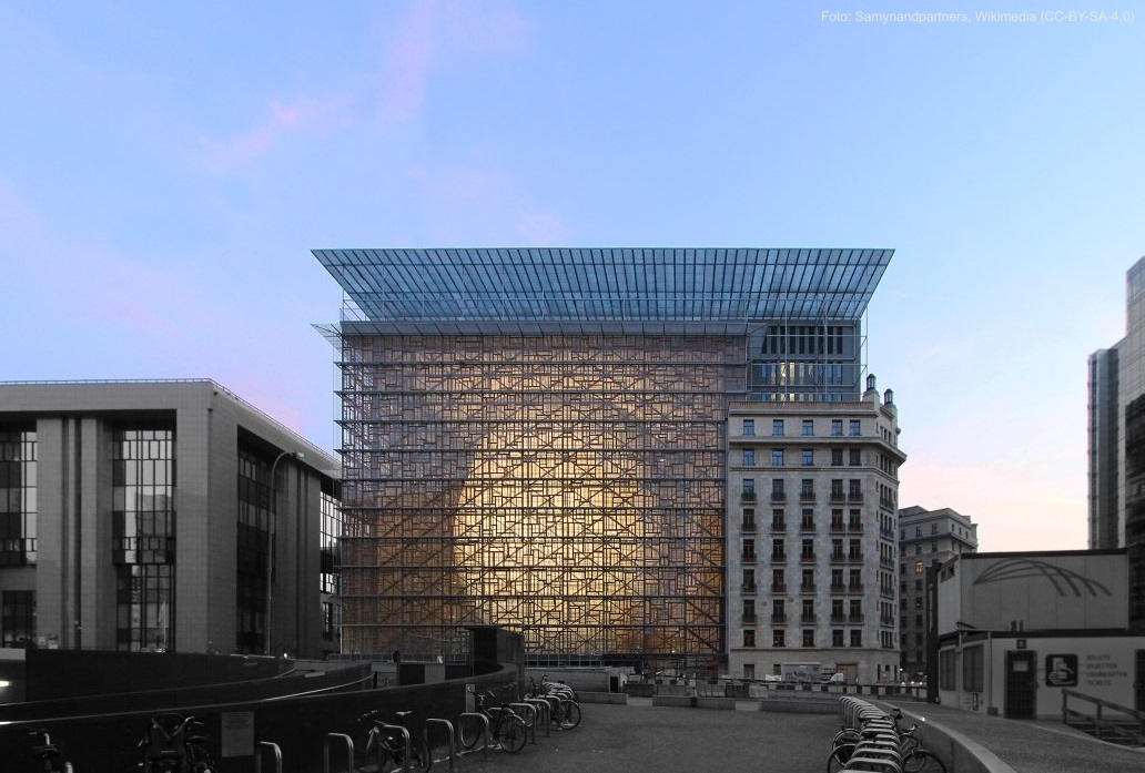 Europagebäude in Brüssel